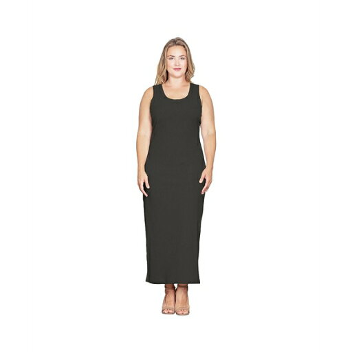 スタンダーズアンドプラクティス レディース ワンピース トップス Plus Size Sleeveless Rib-Knit Maxi Dress Black スタンダーズアンドプラクティス レディース ワンピース トップス Plus Size Sleeveless Rib-Knit Maxi Dress Black