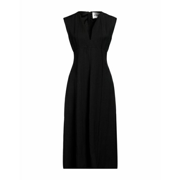 ジルサンダー 【送料無料】 ジル・サンダー レディース ワンピース トップス Midi dresses Black