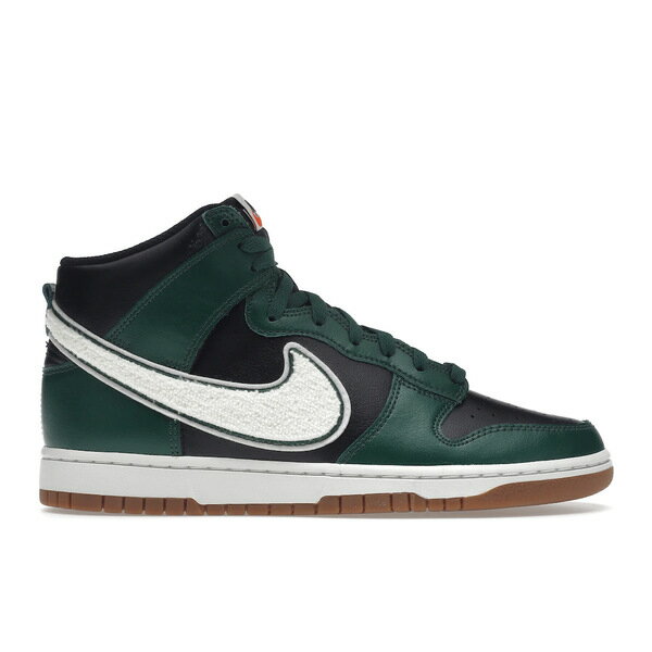 Nike ナイキ メンズ スニーカー ダンク 【Nike Dunk High】 サイズ US_9(27.0cm) Chenille Swoosh Black Green