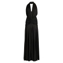 アラ レディース ワンピース トップス Deesse Ruched Halterneck Gown black