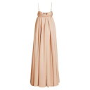 アダム リピズ レディース ワンピース トップス Twisted Empire Waist Gown peach