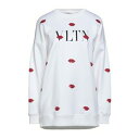 【送料無料】 ヴァレンティノ ガラヴァーニ レディース パーカー・スウェットシャツ アウター Sweatshirts White