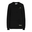 【送料無料】 モスキーノ レディース パーカー・スウェットシャツ アウター Sweatshirts Black
