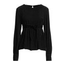 【送料無料】 マニラグレース レディース Tシャツ トップス Tops Black