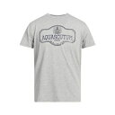 【送料無料】 アクアスキュータム メンズ Tシャツ トップス T-shirts Grey