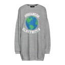 【送料無料】 ディースクエアード レディース パーカー・スウェットシャツ アウター Sweatshirts Grey