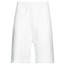 【送料無料】 ディースクエアード メンズ カジュアルパンツ ボトムス Shorts & Bermuda Shorts White