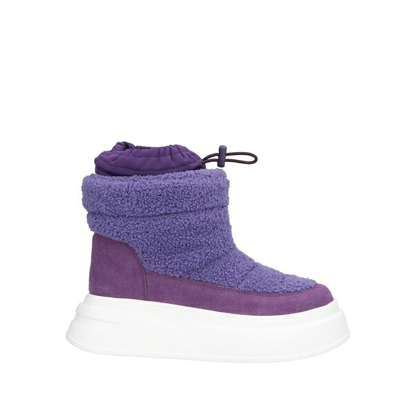 【送料無料】 トスカブルー? レディース ブーツ シューズ Ankle boots Purple