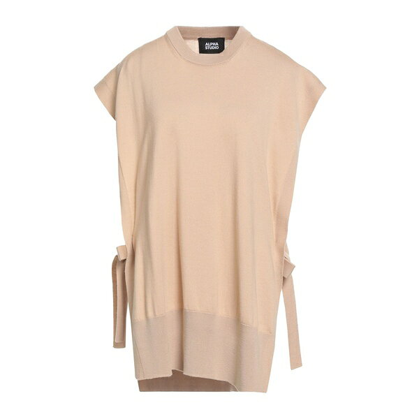 アルファス テューディオ レディース ニット&セーター アウター Sweaters Beige