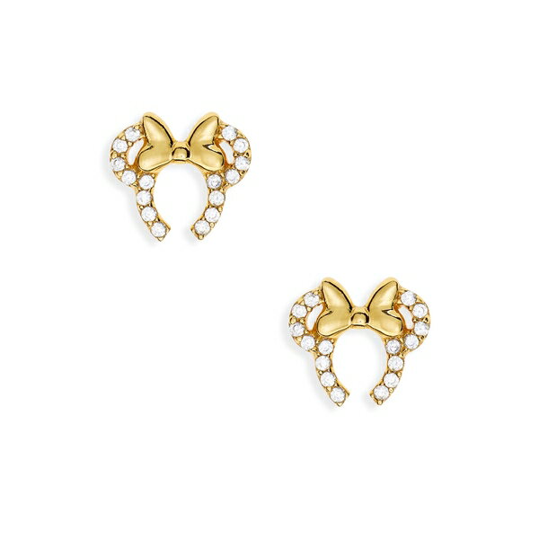 バウブルバー レディース ピアス＆イヤリング アクセサリー Disney Minnie Mouse Headband Stud Earrings Gold