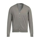 【送料無料】 ロッソピューロ メンズ カーディガン アウター Cardigans Grey