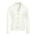 【送料無料】 フィリッポ デ ラウレンティス メンズ カーディガン アウター Cardigans White