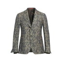 【送料無料】 イザイア メンズ ジャケット&ブルゾン アウター Blazers Grey