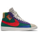Nike ナイキ レディース スニーカー 【Nike Blazer Mid Rebel Multicolor】 サイズ US_7(24.0cm) Psychic Purple/Sail/White/Mysterious Green/Orbit Red(4)