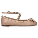 Valentino ヴァレンティノ レディース スニーカー 【Valentino Garavani Rockstud Bow-Embellished Cross...
