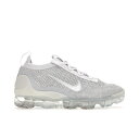 Nike ナイキ レディース スニーカー 【Nike Air VaporMax 2021 FK White Pure Platinum】 サイズ US_5(22.0cm) White/Pure Platinum/Metallic Silver/White(4)