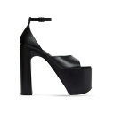 Balenciaga バレンシアガ レディース スニーカー 【Balenciaga Camden 160mm Sandals Black Leather】 サイズ US_8(25.0cm) Black(4)