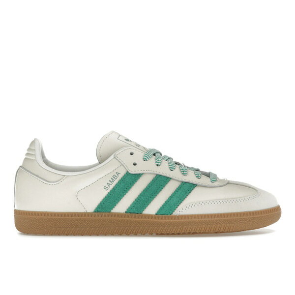 adidas アディダス レディース スニーカー 【adidas Samba Off White Court Green】 サイズ US_10.5(27.5cm) Off White/Court Green/Hazy Green