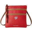 ドーネイアンドバーク レディース 財布 アクセサリー Washington Nationals Dooney Bourke Women 039 s Pebble Triple Zip Core Crossbody Purse