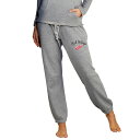 コンセプトスポーツ レディース カジュアルパンツ ボトムス Detroit Red Wings Concepts Sport Women's Mainstream Knit Jogger Pants Gray