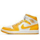 Air Jordan ジョーダン レディース スニーカー Yellow/White 【(WMNS) Air Jordan 1 Mid 'University G...
