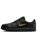 Air Jordan ジョーダン レディース スニーカー Black/Metallic Gold 【(WMNS) Air Jordan 1 Low Method...
