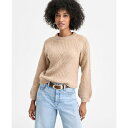 オン サーティフォース レディース ニット&セーター アウター Women's Mixed-Argyle Crewneck Sweater, Macy's Ex...