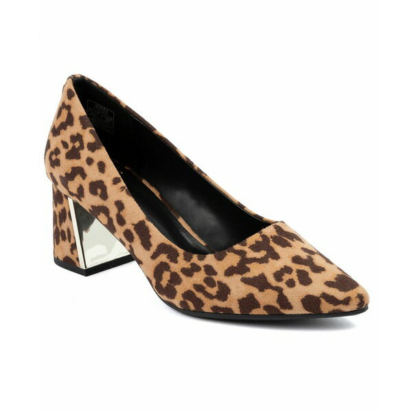 ジョーンズニューヨーク レディース ヒール シューズ Women's Canal Pointed Toe Block Heel Dress Pumps Leopard