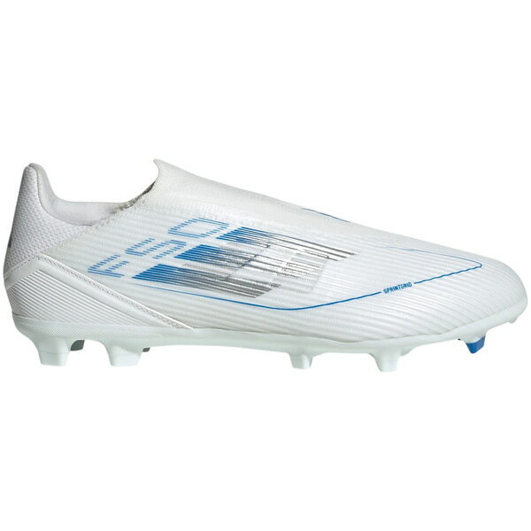 adidas アディダス メンズ スニーカー 【adidas F50 League Laceless FG/MG Cloud White Silver Metallic】 サイズ US_12.5(30.5cm) Cloud White/Silver Metallic/Cloud White
