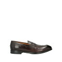 【送料無料】 カンパニーレ メンズ スリッポン・ローファー シューズ Loafers Dark brown