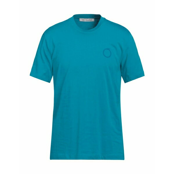 【送料無料】 トラサルディ メンズ Tシャツ トップス T-shirts Turquoise