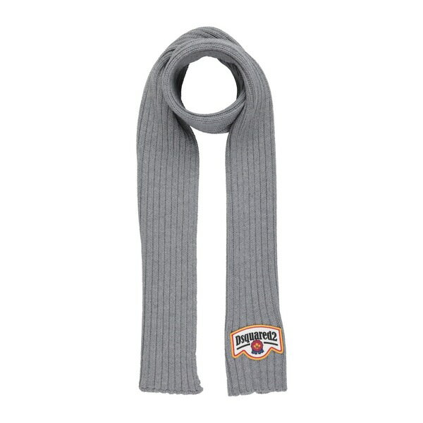 【送料無料】 ディースクエアード メンズ マフラー・ストール・スカーフ アクセサリー Scarves Grey