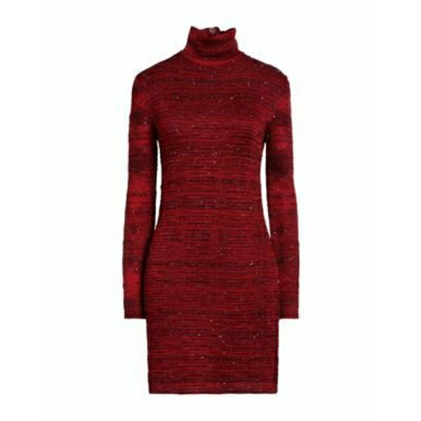 【送料無料】 ミッソーニ レディース ワンピース トップス Mini dresses Red