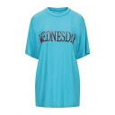 【送料無料】 アルベルタ フェレッティ レディース Tシャツ トップス T-shirts Azure