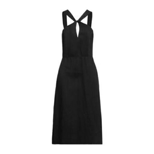 【送料無料】 120%リノ レディース ワンピース トップス Midi dresses Black 【送料無料】 120%リノ レディース ワンピース トップス Midi dresses Black