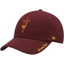 フォーティーセブン レディース 帽子 アクセサリー Arizona State Sun Devils '47 Women's Miata Clean Up Logo Adjustable Hat Maroon