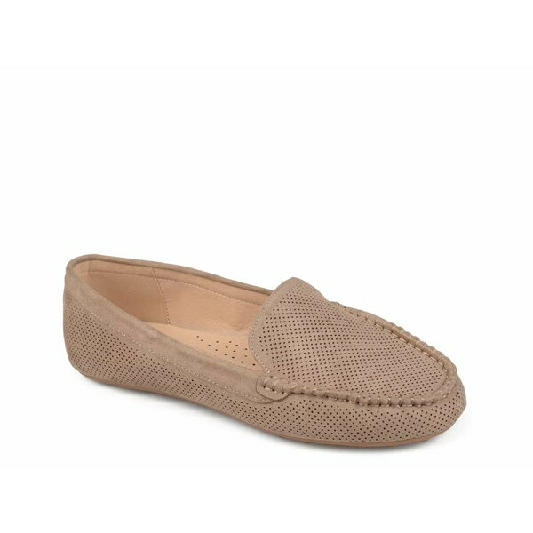 ジョネー レディース スリッポン・ローファー シューズ Halsey Loafer Taupe Faux Suede