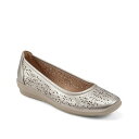 イージースピリット レディース サンダル シューズ Alessia Wedge Slip-On Gold Metallic