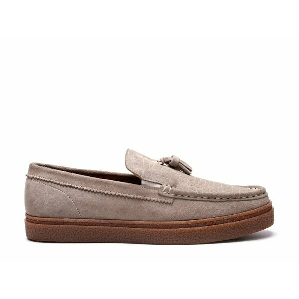 カルロスサンタナ メンズ スリッポン・ローファー シューズ Baez Loafer Grey Suede