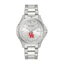 uo Y rv ANZT[ Houston Cougars Bulova Stainless Steel Classic Sport Watch -