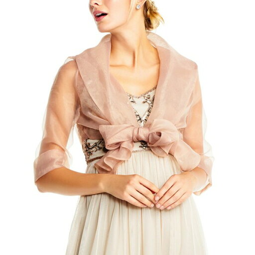 アドリアナ パペル レディース ジャケット&ブルゾン アウター Organza Wrap Jacket Champagne アドリアナ パペル レディース ジャケット&ブルゾン アウター Organza Wrap Jacket Champagne