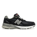 New Balance ニューバランス メンズ スニーカー 【New Balance 990v3 MiUSA Navy Denim】 サイズ US_8(26.0cm) Navy/Black(4)