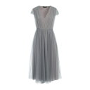 【送料無料】 ファビアナ フィリッピ レディース ワンピース トップス Midi dresses Grey