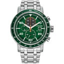 V`Y Y rv ANZT[ Eco-Drive Men's Chronograph Weekender Stainless Steel Bracelet Watch 44mm Silver-tone