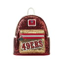 EWtC fB[X obNpbNEbNTbN obO San Francisco 49ers Sequin Mini Backpack Red