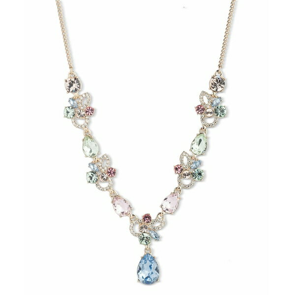 ジバンシー レディース ネックレス・チョーカー・ペンダントトップ アクセサリー Crystal Petal Pendant Necklace, 16