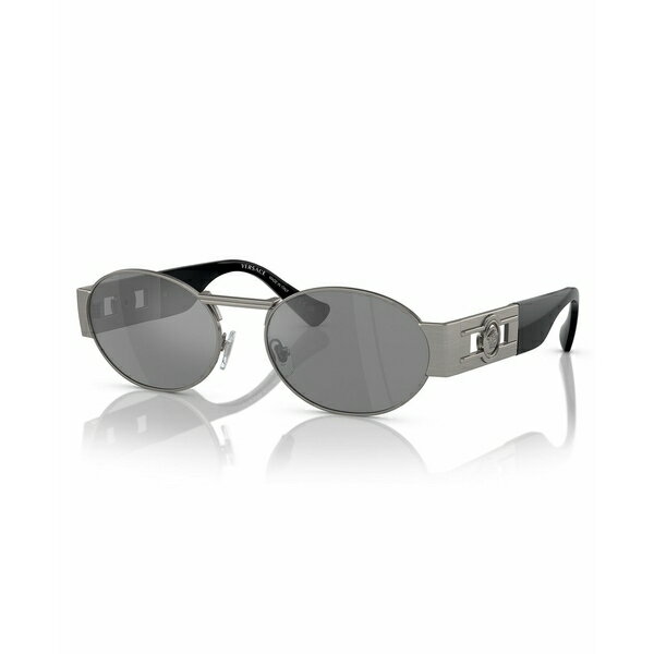 ヴェルサーチ ヴェルサーチ レディース サングラス＆アイウェア アクセサリー Unisex Sunglasses, Mirror VE2264 Matte Gunmetal