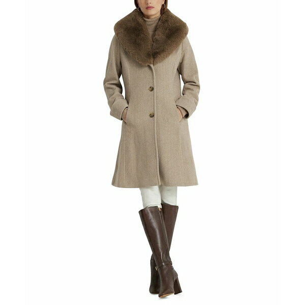 ラルフ ローレン ブルゾン レディース ラルフローレン レディース ジャケット＆ブルゾン アウター Women's Wool Blend Walker Coat Truffle Herringbone