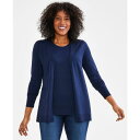 スタイルアンドコー レディース ニット セーター アウター Women 039 s Open Front Cardigan Sweater, Created for Macy 039 s Industrial Blue