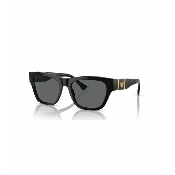 ヴェルサーチ ヴェルサーチ メンズ サングラス・アイウェア アクセサリー Men's Low Bridge Fit Sunglasses VE4457F Black